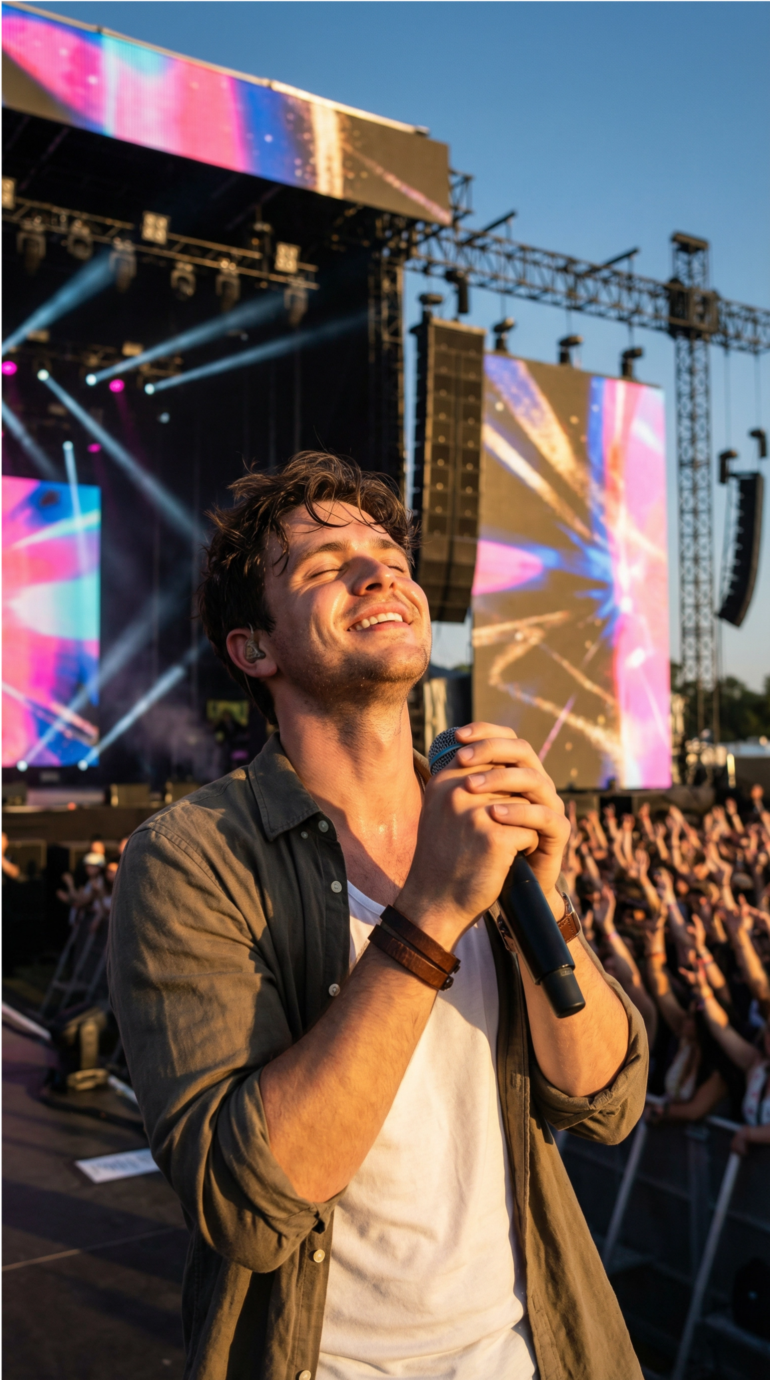 Cantante masculino en festival - tu sueño es posible